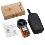 Instrument de mesure de la vitesse du vent et du volume d'air à affichage numérique haute précision PEAKMETER, MS6252A vitesse du vent, volume d'air, MS6252B température, humidité, USB
