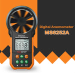 Instrument de mesure de la vitesse du vent et du volume d'air à affichage numérique haute précision PEAKMETER, MS6252A vitesse du vent, volume d'air, MS6252B température, humidité, USB