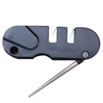 Aiguiseur de couteaux multifonction portable pour extérieur, outil EDC, aiguiseur de couteaux