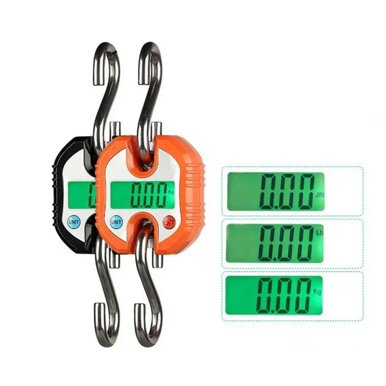 Pèse-bagage électronique numérique portable en acier inoxydable, 150 kg, couleur aléatoire, 150 kg x 100 g