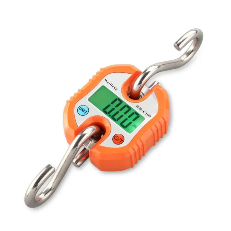 Pèse-bagage électronique numérique portable en acier inoxydable, 150 kg, couleur aléatoire, 150 kg x 100 g