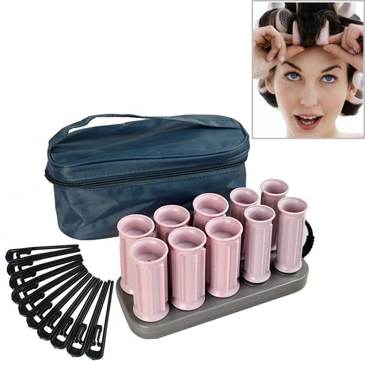 10 rouleaux chauffants électriques pour bigoudis / lot pour coiffure bouclée