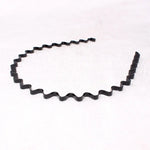 2pcs Bandeau unisexe ondulé simple, Bandeau de sport, Accessoires pour cheveux