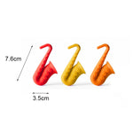 Corne de saxophone Couvercle de pot en silicone Dispositif anti-débordement, livraison de couleur aléatoire, Corne