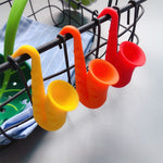 Corne de saxophone Couvercle de pot en silicone Dispositif anti-débordement, livraison de couleur aléatoire, Corne