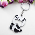 Ouvre-bouteille décapsuleur en forme d'animal de dessin animé, pendentif porte-clés Panda, ouvre-bouteille décapsuleur en forme d'animal