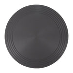 Plaque de conduction thermique pour cuisinière à gaz, plaque de décongélation rapide de cuisine, plaque de conduction thermique anti-brûlure pour casseroles, noire, 24cm, 28cm