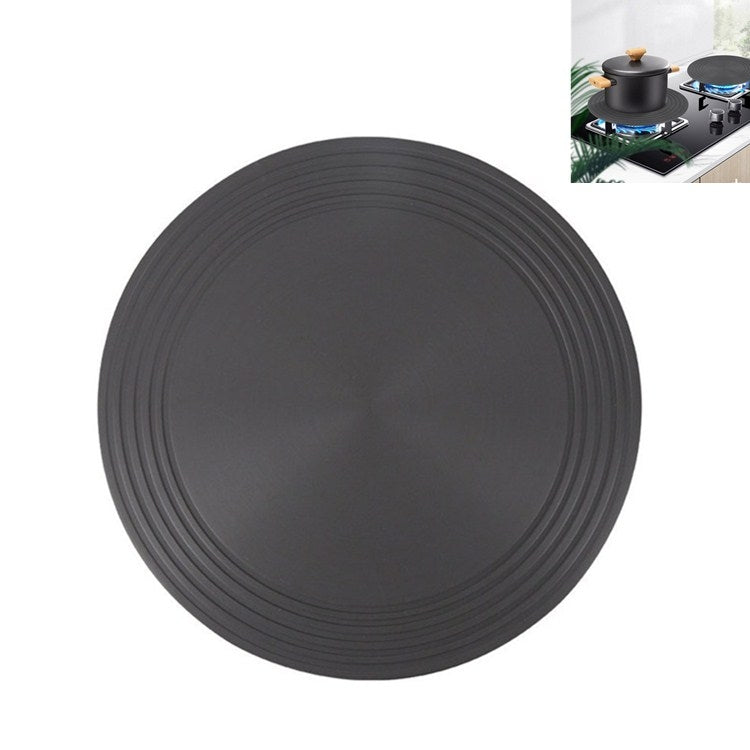 Plaque de conduction thermique pour cuisinière à gaz, plaque de décongélation rapide de cuisine, plaque de conduction thermique anti-brûlure pour casseroles, noire, 24cm, 28cm