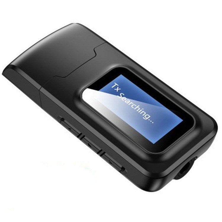Adaptateur Bluetooth 5.0 2-en-1 sans pilote USB Émetteur Récepteur Audio sans Fil avec Écran LCD