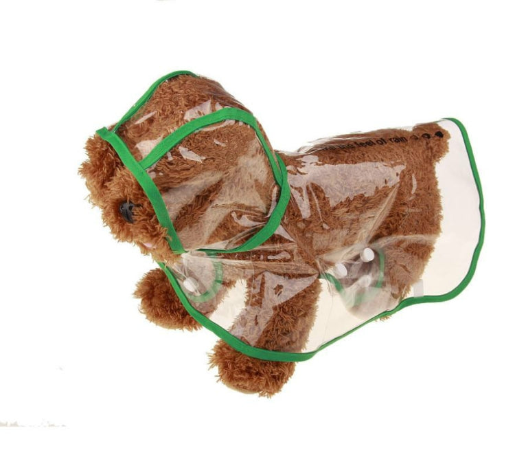 Vêtements imperméables transparents pour chien, tailles S, M