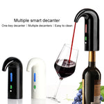 Décanteur de vin rouge rechargeable par USB, décanteur de vin intelligent rapide, blanc, noir, rouge
