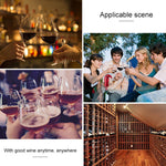 Décanteur de vin rouge rechargeable par USB, décanteur de vin intelligent rapide, blanc, noir, rouge