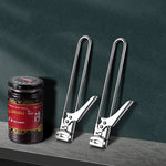 Ouvre-bouteille en acier inoxydable Ouvre-boîte réglable Ouvre-pot à confiture Gadget, Ouvre-boîte réglable