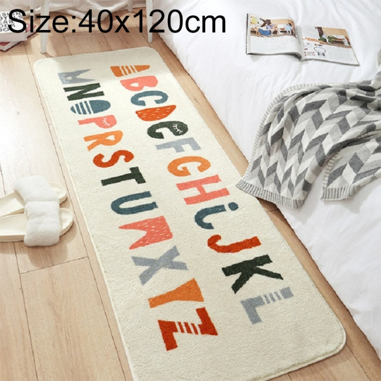 Tapis antidérapant en cachemire pour chambre à coucher, bande de chevet, 40×120 cm, 60×160 cm, 60×180 cm
