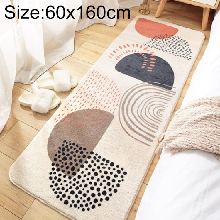 Tapis antidérapant en cachemire pour chambre à coucher, bande de chevet, 40×120 cm, 60×160 cm, 60×180 cm