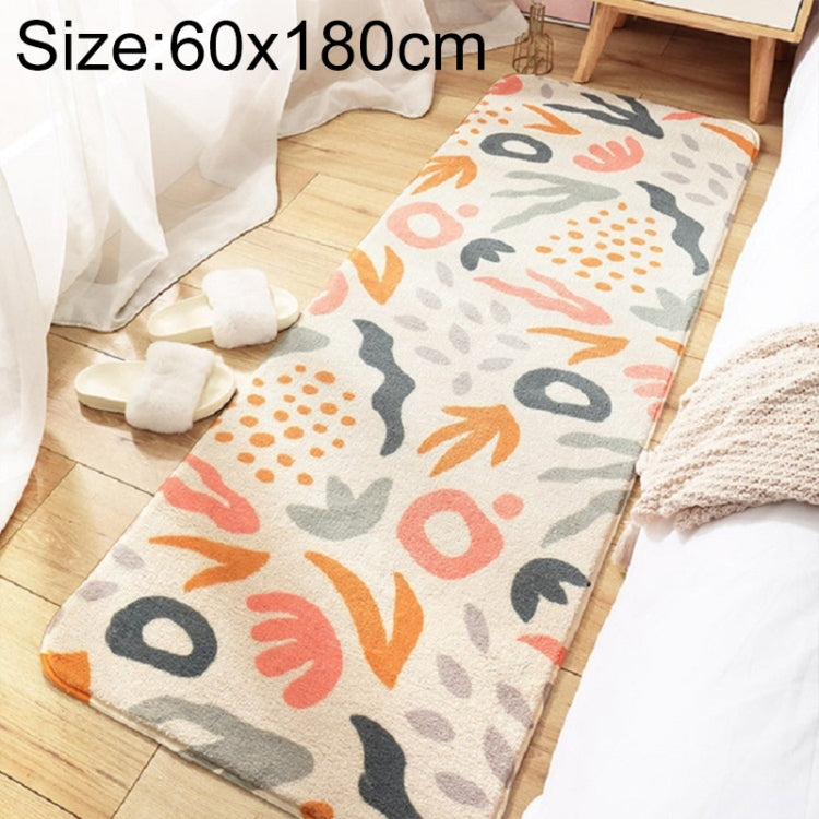 Tapis antidérapant en cachemire pour chambre à coucher, bande de chevet, 40×120 cm, 60×160 cm, 60×180 cm
