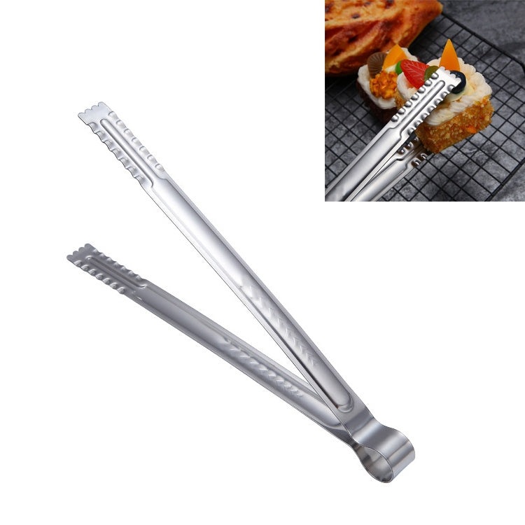Pince alimentaire en acier inoxydable Pince à pain pour barbecue Pince à steak buffet, Taille : 9 pouces, 9 pouces, 12 pouces