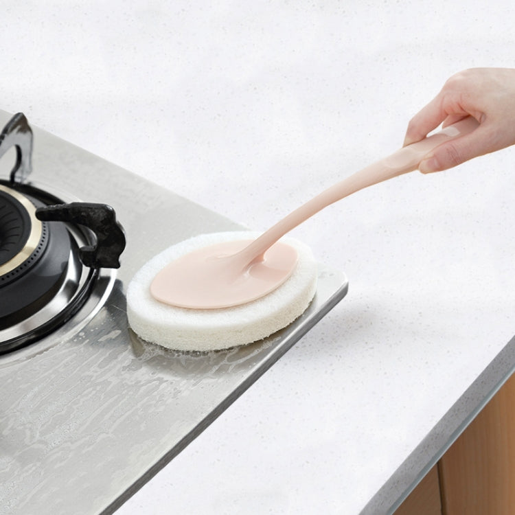 Outil de nettoyage manuel éponge, brosse de nettoyage pour carrelage de salle de bain, évier de cuisine, pot de détartrage, éponge remplaçable