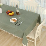 Nappe de table en coton décorative, 110x140cm, 90x90cm, 120x160cm, 120x120cm