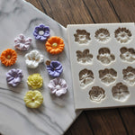 Moule en silicone pour gâteau en pâte à sucre, moule à chocolat, décoration de pâtisserie DIY Fleur trompette Fleur de soleil, Forme Fleur de soleil (Rose), Forme Fleur de soleil (Gris)