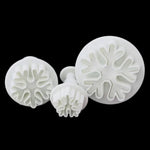 6 pièces moule à gâteau fondant flocon de neige, moule à embosser pour biscuits, outils de cuisson DIY, forme flocon de neige