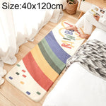 Tapis antidérapant en imitation cachemire d'agneau pour canapé, chambre à coucher ou chevet, motif dessin animé, 40×120 cm, 60×160 cm, 60×180 cm