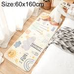 Tapis antidérapant en imitation cachemire d'agneau pour canapé, chambre à coucher ou chevet, motif dessin animé, 40×120 cm, 60×160 cm, 60×180 cm