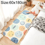 Tapis antidérapant en imitation cachemire d'agneau pour canapé, chambre à coucher ou chevet, motif dessin animé, 40×120 cm, 60×160 cm, 60×180 cm