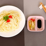 10pcs Accessoires de Cuisine 2 en 1 Plats d'Assaisonnement et Sauce Bol à Salade en Paille de Blé