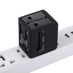 Chargeur Adaptateur Prise Double USB 5V 2,1A, Prise UK / EU / US / AU, 5V 2,1A