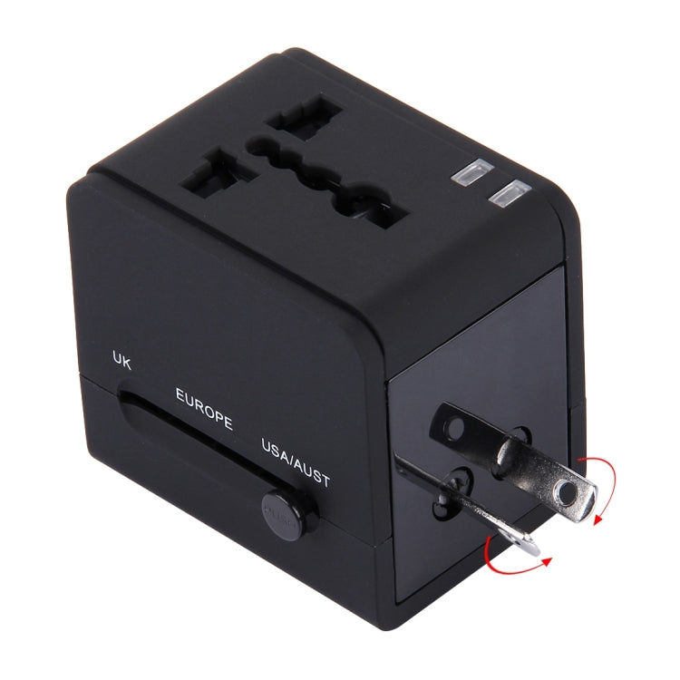 Chargeur Adaptateur Prise Double USB 5V 2,1A, Prise UK / EU / US / AU, 5V 2,1A