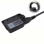 Station de charge pour Samsung Gear 2 R380 avec câble USB (noir)