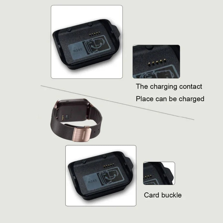 Station de charge pour Samsung Gear 2 R380 avec câble USB (noir)