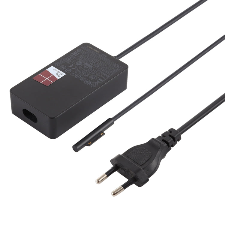 Alimentation secteur 44W 15V 2,58A pour Microsoft Surface Pro 5 1796 / 1769, prise EU, prise EU