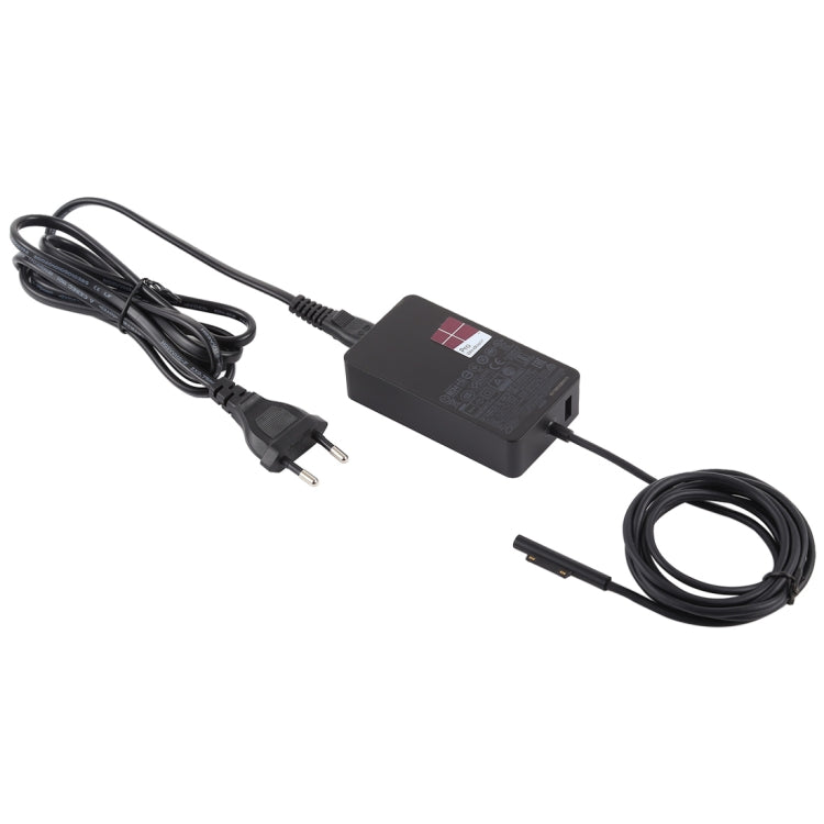 Alimentation secteur 44W 15V 2,58A pour Microsoft Surface Pro 5 1796 / 1769, prise EU, prise EU