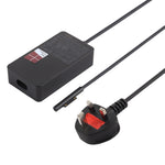 Alimentation secteur 44W 15V 2,58A pour Microsoft Surface Pro 5 1796 / 1769, prise UK, prise UK