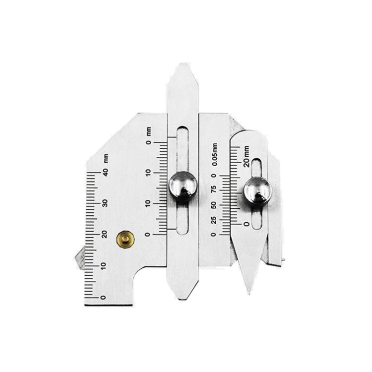 Jauge d'inspection de soudure en acier inoxydable HJC40 Règle de mesure, HJC40