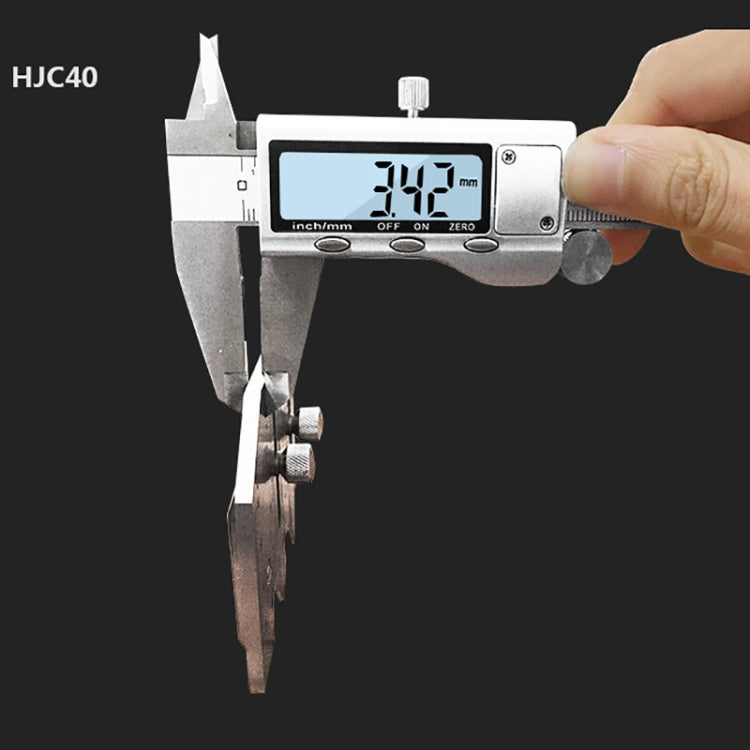 Jauge d'inspection de soudure en acier inoxydable HJC40 Règle de mesure, HJC40