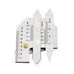 Jauge d'inspection de soudure en acier inoxydable HJC40B Règle de mesure, HJC40B
