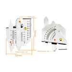 Jauge d'inspection de soudure en acier inoxydable HJC40B Règle de mesure, HJC40B