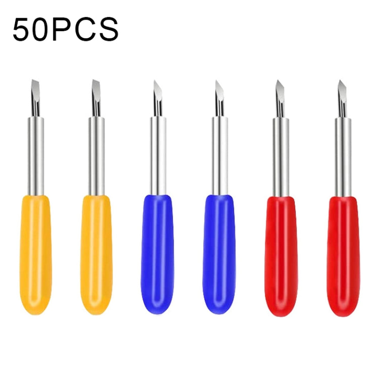 50 pièces Outils de sculpture tranchants et durables 30/45/60 degrés, Outils de sculpture