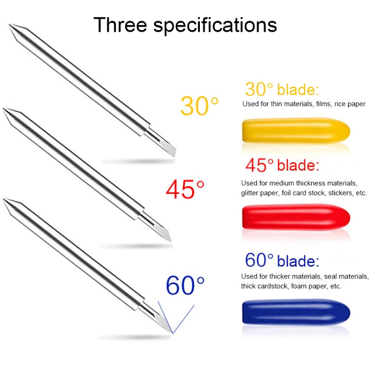 50 pièces Outils de sculpture tranchants et durables 30/45/60 degrés, Outils de sculpture
