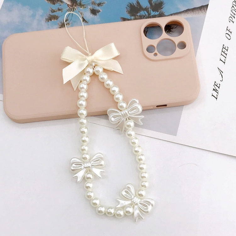Chaîne de téléphone portable bracelet perle papillon