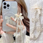 Chaîne de téléphone portable bracelet perle papillon