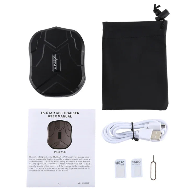 Traceur GPS TK905 pour voiture et camion 2G GSM GPRS, TK905 2G