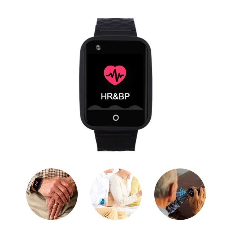 Bracelet traqueur intelligent GPS REACHFAR RF-V46-B, prend en charge SOS / Appareil photo / Gestion de la santé / 4G LTE / Pression artérielle / Fréquence cardiaque, pour l'Amérique du Nord / l'Amérique du Sud, RF-V46-B