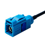 Câble RG174 adaptateur coudé SMA femelle vers Fakra Z femelle de 20 cm, SMA femelle coudé vers Fakra Z femelle