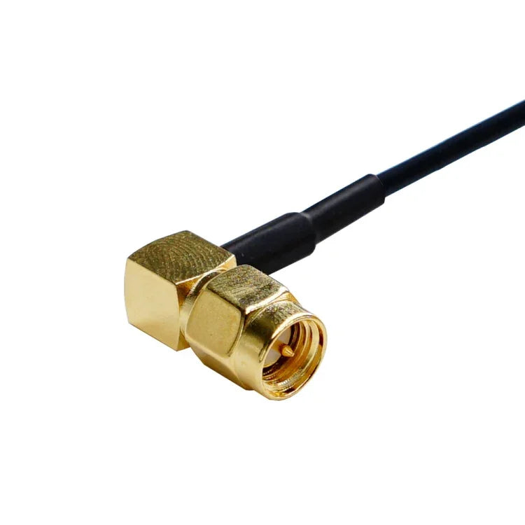 Câble RG174 adaptateur coudé SMA femelle vers Fakra Z femelle de 20 cm, SMA femelle coudé vers Fakra Z femelle