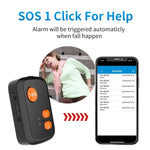 V51 B Style Étanche IP67 4G LTE 3G 2G GSM Bouton SOS pour personnes âgées Alarme d'urgence Tracker GPS Pour Amérique du Nord/Amérique du Sud, V51 B Style