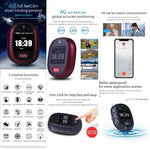 Pendentif traceur intelligent GPS REACHFAR RF-V45-B Mini Écran tactile, supporte SOS / appareil photo / gestion de la santé / 4G LTE, pour l'Amérique du Nord / l'Amérique du Sud / l'Australie, Écran tactile RF-V45-B